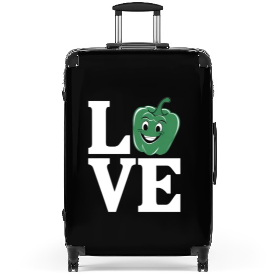 Bell Pepper Love Green Suitcases