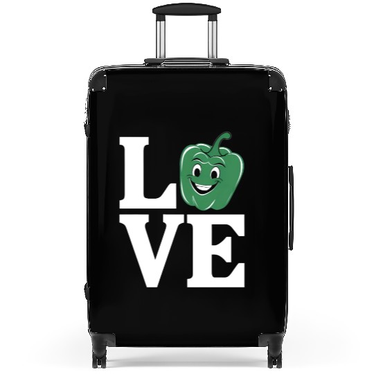 Bell Pepper Love Green Suitcases