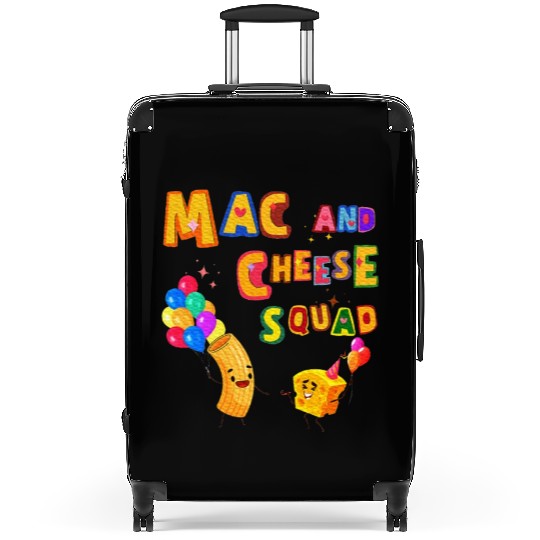 Macaroni And Cheese Mac Cheese Squad Lover Suitcases