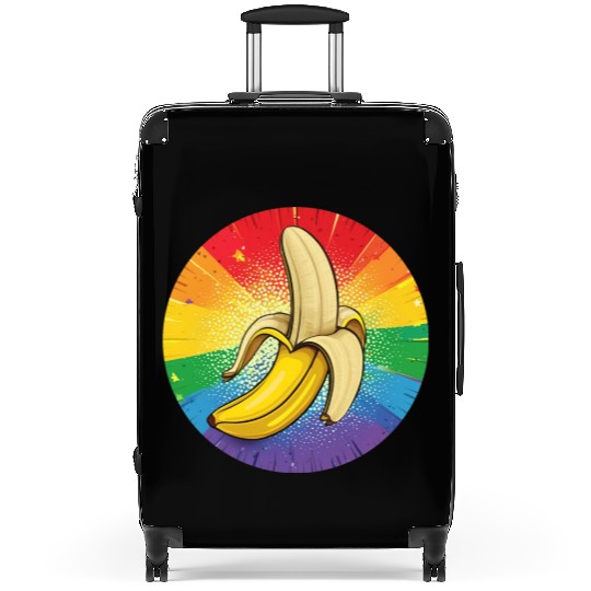LGBTQ Banana Suitcases