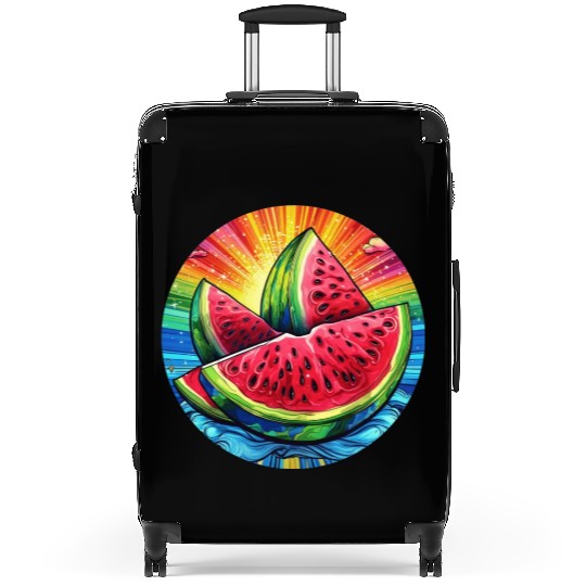 LGBTQ Melon Suitcases