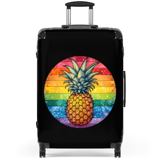 LGBTQ Pineapple Suitcases