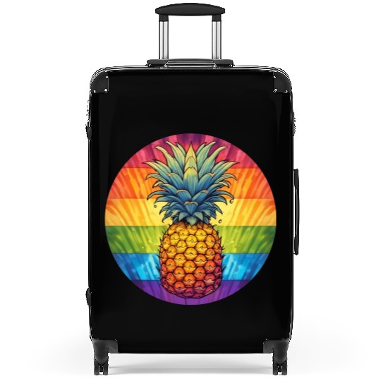 LGBTQ Pineapple Suitcases