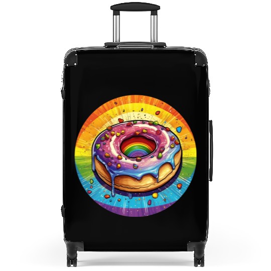 LGBTQ Donut Suitcases