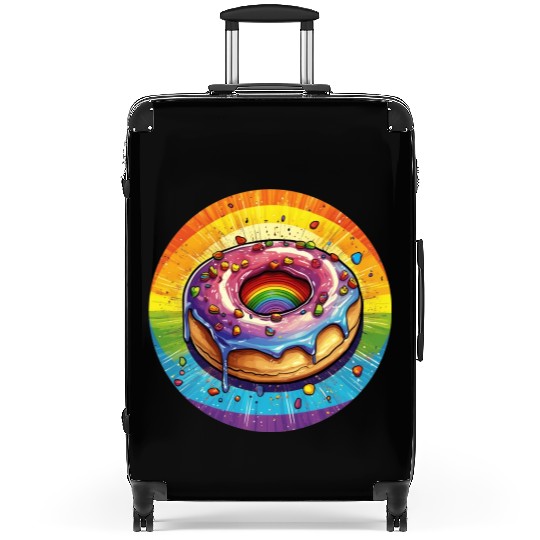 LGBTQ Donut Suitcases