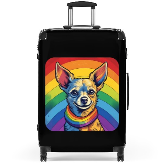 LGBTQ Chihuahua Suitcases