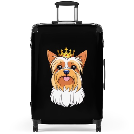 "The crowned ones" - Yorkshire Terrier Suitcases