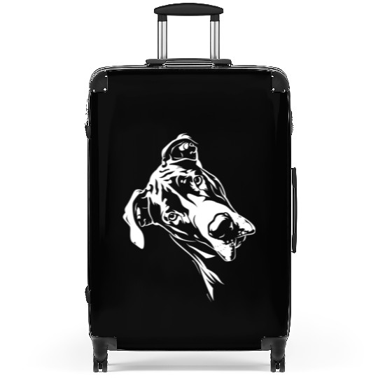 Great Dane Face Great Dane Line Art Head Gifts Suitcases