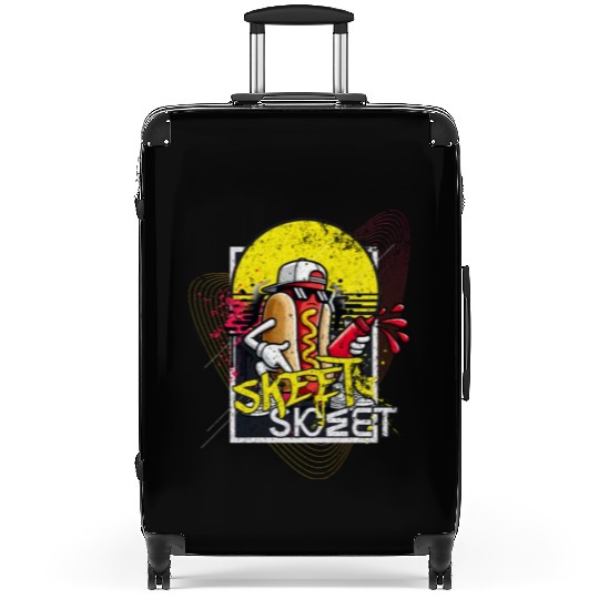 Funny Hot Dog Lover Suitcases