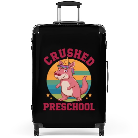 crushed preschool unicorn preschool graduation Suitcases