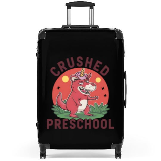 crushed preschool unicorn preschool graduation Suitcases