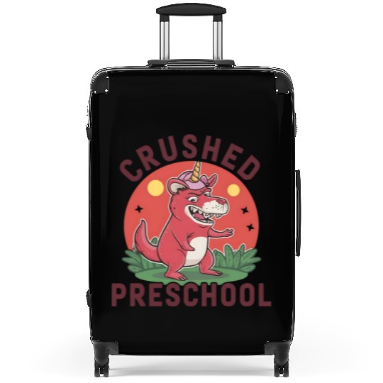 crushed preschool unicorn preschool graduation Suitcases