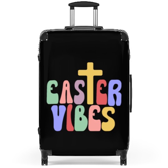 Easter Vibes Cross Happy Easter Celebration Suitcases