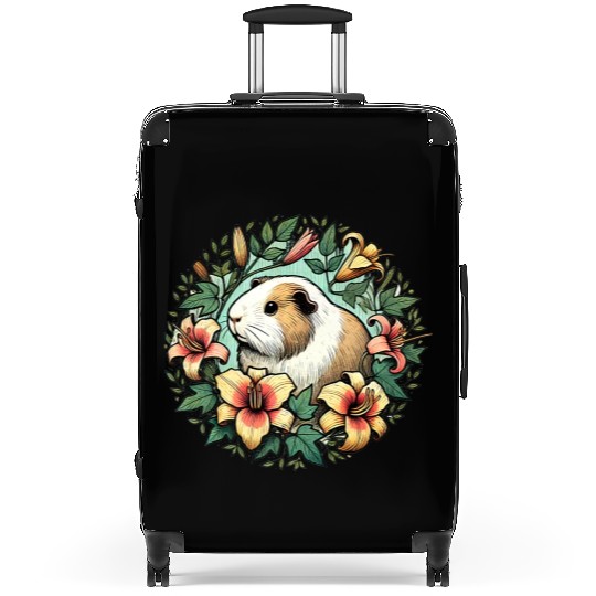Guinea pig illustration Premium Suitcases