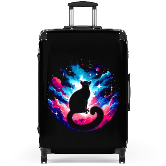 Cool Galaxy Graphic Space Art Suitcases