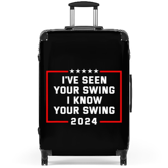 I've Seen Your Swing I Know Your Swing Golf Funny Suitcases