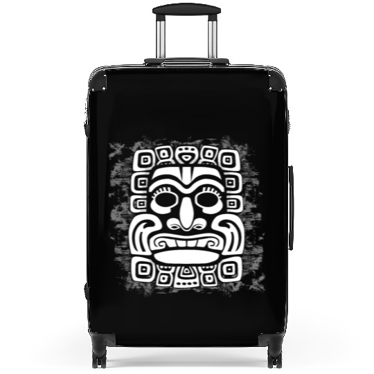 Maya God Mayan Mythology Kauil Mask Suitcases