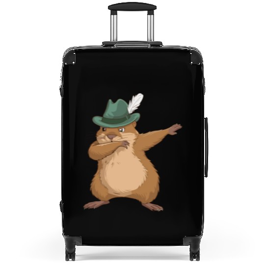 Groundhog Marmot for a Marmot lover groundhog fan Suitcases