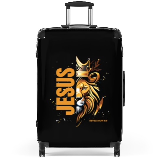 Jesus the Lion of Judah - Revelation 5:5 Cool Suitcases