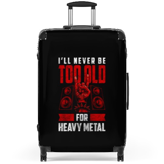 Rock and Roll Music Metalhead Suitcases