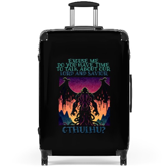 Lord & Savior Cthulhu Cult Lovecraft Necronomicon Suitcases