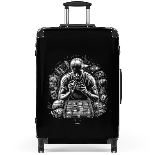 BASKETBALL TRADING CARDS COLLECTOR SWAPPING Suitcases