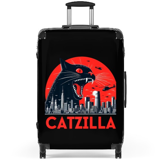 Catzilla Cat Japanese Premium Suitcases