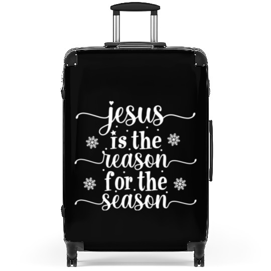 Jesus Is The Reason For The Season Christmas Suitcases