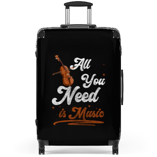 Street Musician Town Musicians Donation Concert Suitcases
