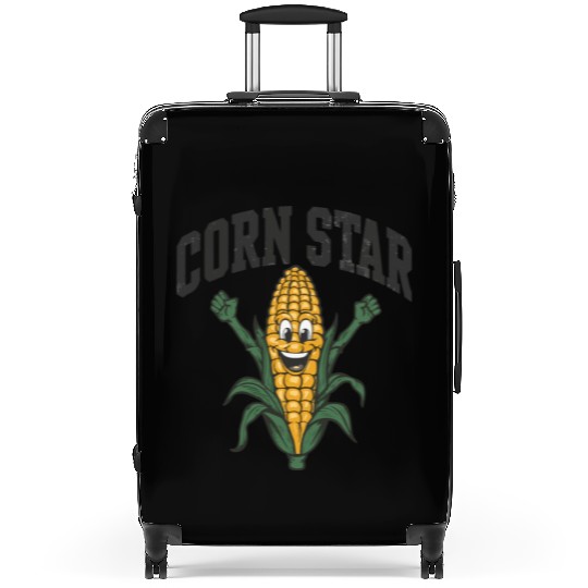Funny Farm Food Suitcases Corny Cob Farmer Corn Star