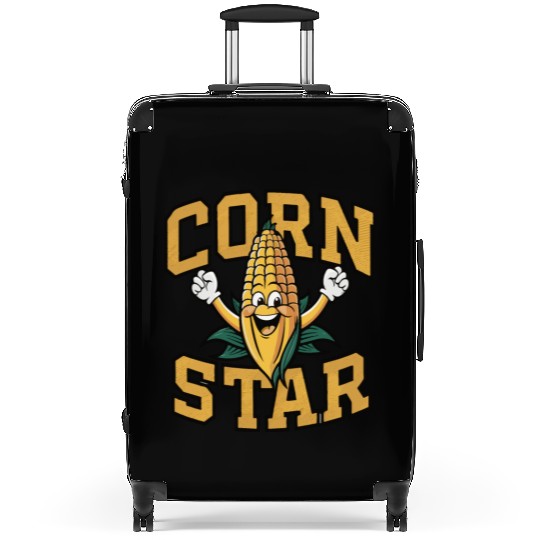 Funny Farm Food Suitcases Corny Cob Farmer Corn Star
