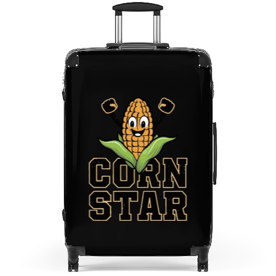 Funny Farm Food Suitcases Corny Cob Farmer Corn Star