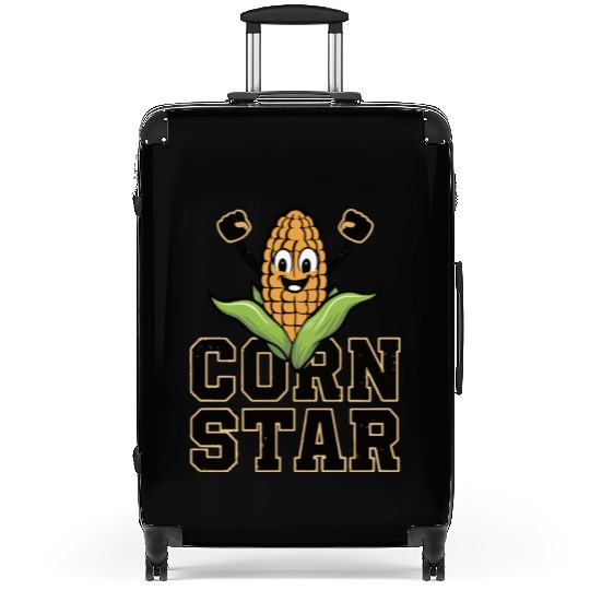 Funny Farm Food Suitcases Corny Cob Farmer Corn Star