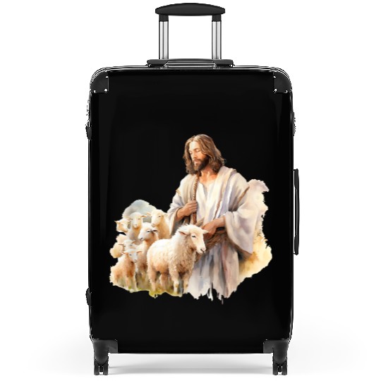 Lord Jesus Church Sheep Peace Suitcases
