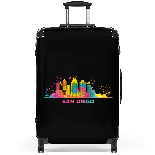 San Diegan Skyline San Diego Suitcases