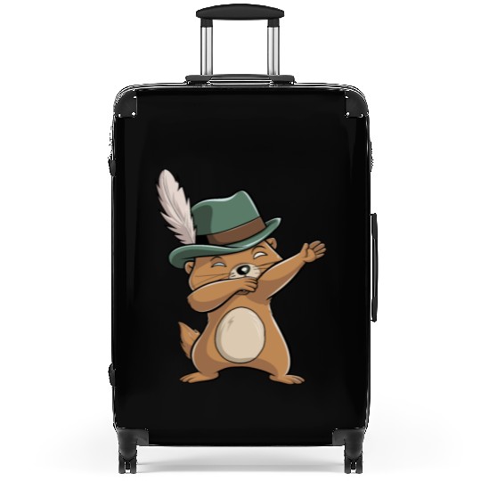 Groundhog Marmot for a Marmot lover groundhog fan Suitcases