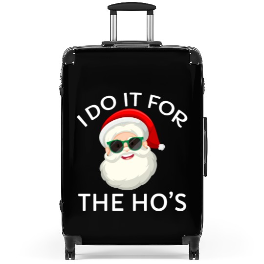 I Do It for The Hos Santa Claus Christmas Party Suitcases