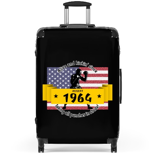 60th birthday Alive and kickin since 08/1964 Suitcases