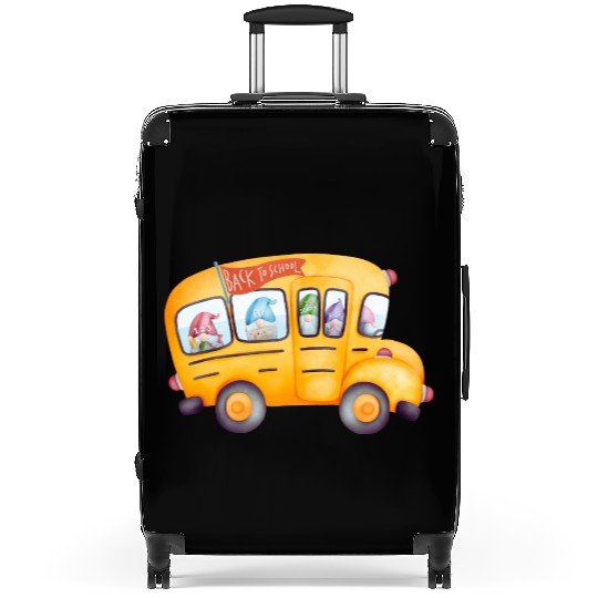 Back to School Collection: School Bus Suitcases