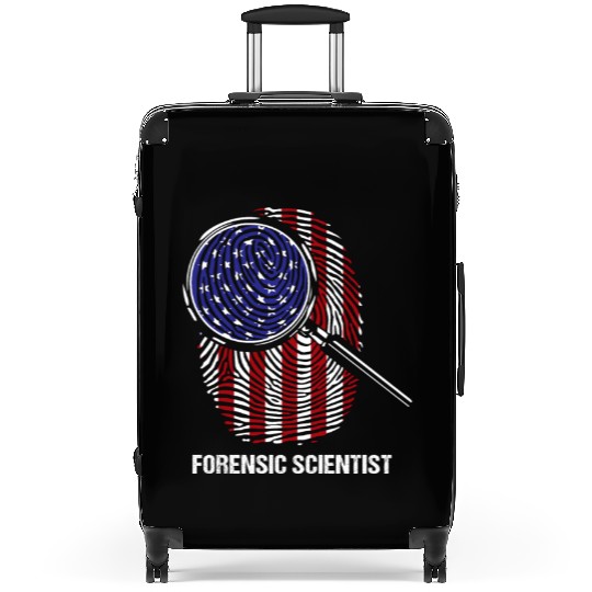 4th Of July Forensic Science Forensic Scientist Suitcases