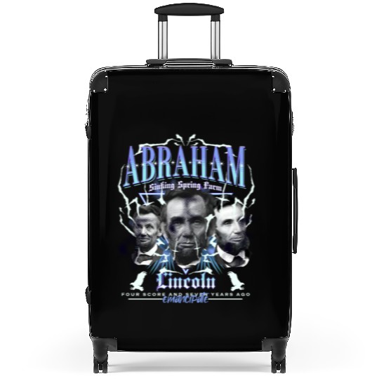 History Bootleg Abraham Lincoln Bootleg Retro Rap Suitcases