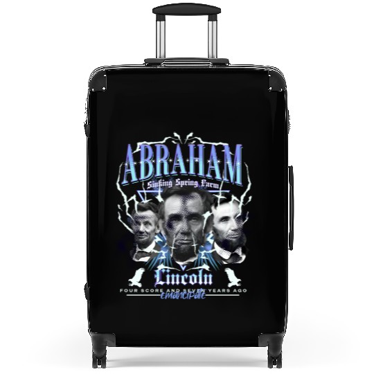 History Bootleg Abraham Lincoln Bootleg Retro Rap Suitcases