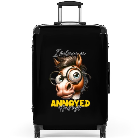 Annoyed Hippo - Embrace the Mood Suitcases