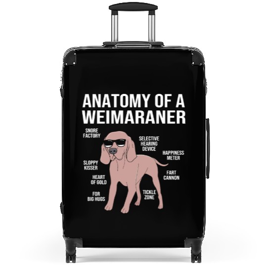 Dog With Sunglasses Anatomy Of A Weimaraner Suitcases