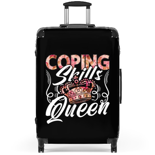School Counselor Coping Skills Queen Social Worker Suitcases
