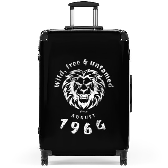 60th birthday Wild, free & untamed since 08/1964 Suitcases