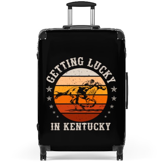 Getting Lucky In Kentucky Horse Racing Suitcases