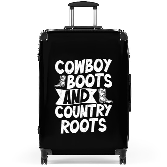 Cowboy Boots And Country Roots Western Southern Suitcases