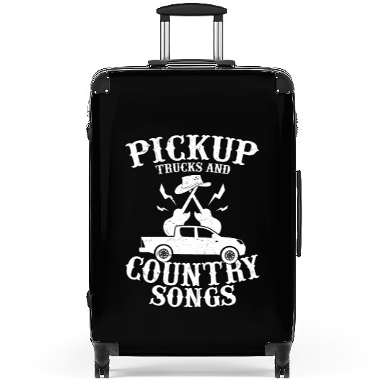 Pickup Trucks and Country Songs Cowboy Western Suitcases