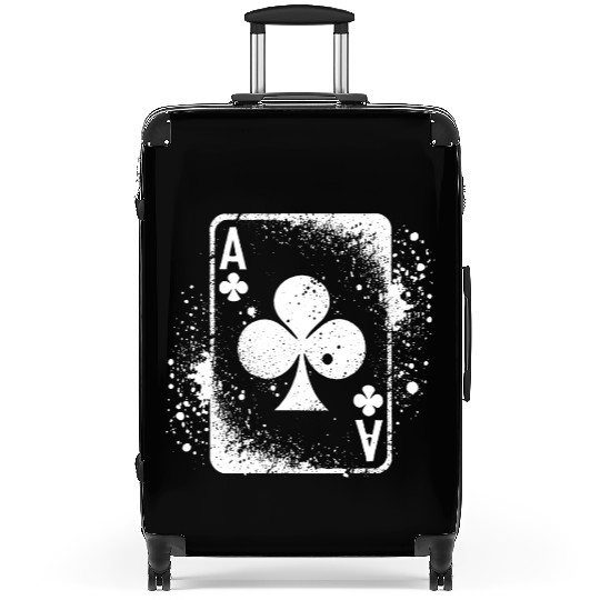 Ace Clover Spray Suitcases